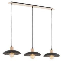 Emibig Kobe lampada sospesa 3x15 W nero 1318/3