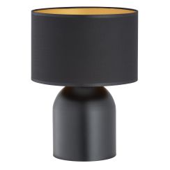 Emibig Aspen lampada da tavolo 1x15 W nero-oro 1323/LN1