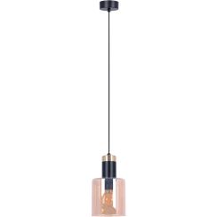 Kaja Alto lampada sospesa 1x40 W nero-oro-ambra K-5255
