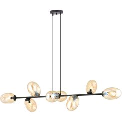 Emibig Pandora lampada sospesa x10 W nero 1264/8