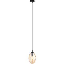Emibig Astral lampada sospesa 1x10 W nero 1267/1