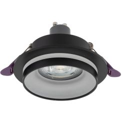 TK Lighting Jet lampada da incasso 1x5 W nero 6920