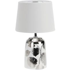 Rabalux Sonal lampada da tavolo 1x40 W bianco-argento 4548