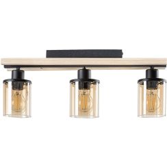 Rabalux Niylah lampada da soffitto 3x25 W nero 71083