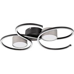 Rabalux Shiena lampada da soffitto 1x38 W nero-grigio 71116