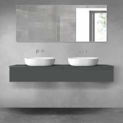 Set armadietto Oltens Vernal 60010400, piano sopra armadietto Oltens Vernal 63008400