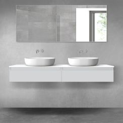 Set armadietto Oltens Vernal 60010700, piano sopra armadietto Oltens Vernal 63008000