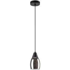 Rabalux Ilmari lampada sospesa 1x15 W nero-fumé 72181