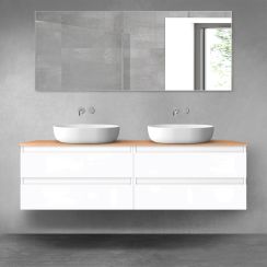 Set armadietto Oltens Vernal 60003000, piano sopra armadietto Oltens Vernal 63008060