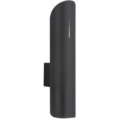 Argon Akron lampada da parete 2x6 W nero 1037