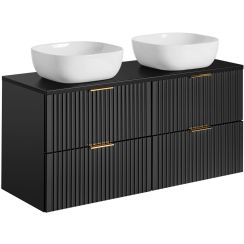 Set armadietto Comad Adel Black ADEL BLACK 82-60-B-2S, piano sopra armadietto Comad Adel Black ADEL BLAC K89-120-B, UM-6252SMILE40DP