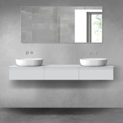 Set armadietto Oltens Vernal 60009700, piano sopra armadietto Oltens Vernal 63009700