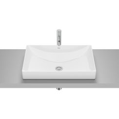 Roca Ona lavabo 60x40 cm rettangolare da incasso bianco A32768M000