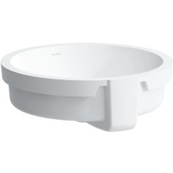 Laufen Living City lavabo 40x40 cm rotonda sottopiano bianco H8134380001091