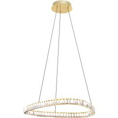 Zuma Line Athesa lampada sospesa 1x25 W trasparente-oro MD3169-1-3GT