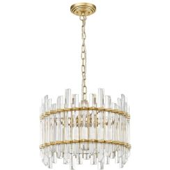 Zuma Line Alexandria lampada sospesa 6x42 W trasparente-oro P0556-06D-V7V7