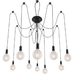 Rabalux Caspar lampada sospesa x60 W nero 2224