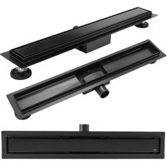 Rea Neox Czarny canalina lineare 70 cm nero REA-G6602