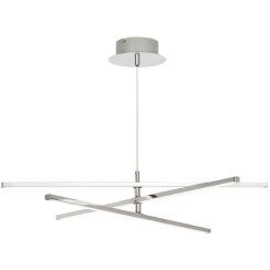 Rabalux Meredith lampada sospesa x18 W cromo 2480