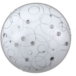 Rabalux Jolly plafoniera 1x60 W bianco-motivo 1861