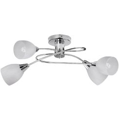 Rabalux Amy lampada da soffitto 4x60 W cromo 2598