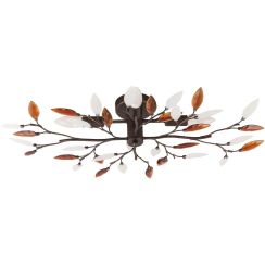 Rabalux Lilian lampada da soffitto 4x40 W marrone 2849