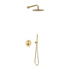 Excellent Pi set doccia da incasso con soffione oro AREX.SET.1247GB