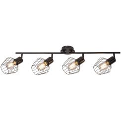 Rabalux Belano lampada da soffitto 4x40 W nero 3537