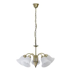 Rabalux Francesca lampada sospesa 5x40 W bianco-marrone 7375