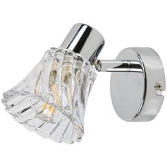 Rabalux Hestia lampada da parete 1x40 W cromo-trasparente 5299