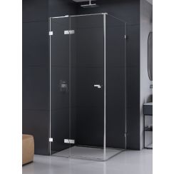 New Trendy Eventa box doccia 120x100 cm rettangolare cromo lucida/vetro trasparente EXK-4495