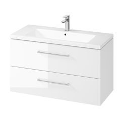 Cersanit Larga lavabo con armadietto 100 cm bianco S801-576