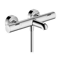 Hansgrohe Ecostat Fine rubinetto per vasca e doccia a parete con termostato cromo 13325000