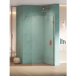 New Trendy Eventa Copper Shine parete doccia walk-in 150 cm rame lucida/vetro trasparente EXK-6528