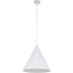 TK Lighting Cono lampada sospesa 1x15 W bianco 10009