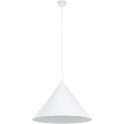 TK Lighting Cono lampada sospesa 1x15 W bianco 10010