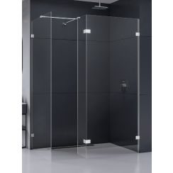 New Trendy Eventa parete doccia walk-in 140 cm cromo lucida/vetro trasparente EXK-4648