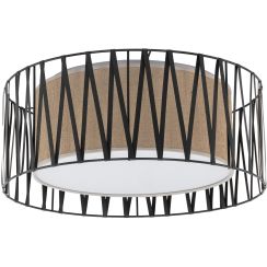 TK Lighting Harmony plafoniera 2x15 W nero 5940