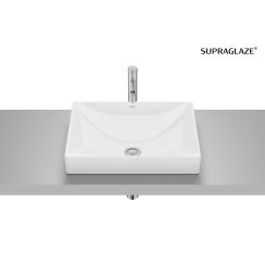 Roca Ona lavabo 50x38 cm rettangolare da incasso bianco A32768KS00