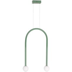 MaxLight Enigma lampada sospesa 2x2 W verde P0522