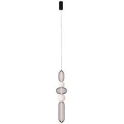MaxLight Bora lampada sospesa 1x28 W nero-oro P0592