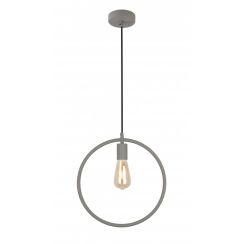 GTV Fija lampada sospesa 1x40 W grigio/cenere OS-FI-E27-15-DEC