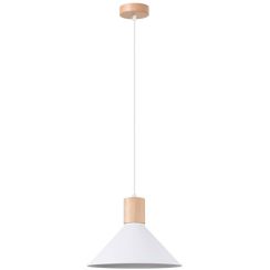Sollux Lighting Jaga lampada sospesa 1x15 W bianco SL.1319
