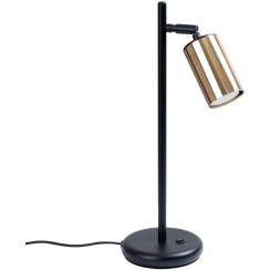 Sollux Lighting Winx lampada da scrivania 1x10 W nero-oro SL.1389