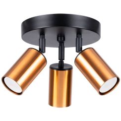 Sollux Lighting Winx lampada da soffitto 3x10 W nero-rame SL.1377
