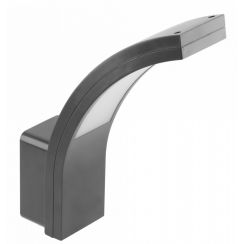 GTV Paris lampada da parete per esterni 1x10 W nero LD-PAR10W40BC-10
