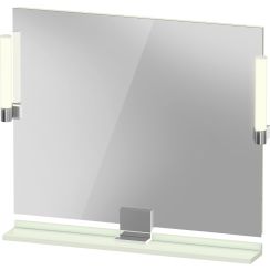 Duravit Sivida specchio 85x65 cm rettangolare con illuminazione cromo-verde SV7422010HH0000