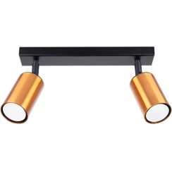 Sollux Lighting Winx lampada da soffitto 2x10 W nero-rame SL.1375