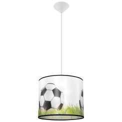 Sollux Lighting Piłka lampada sospesa 1x15 W bianco-nero-verde SL.1429