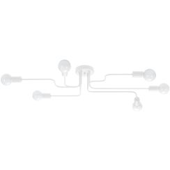 Sollux Lighting Vector lampada da soffitto 6x15 W bianco SL.1443
